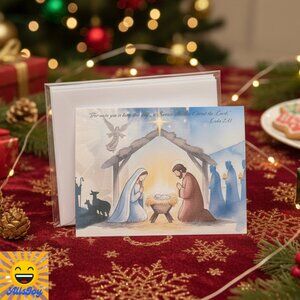 THE STORY OF CHRISTMAS Greeting Cards 10-Pack